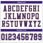 Custom White Purple-Old Gold Mesh Authentic Football Jersey Custom White Purple-Old Gold Mesh Authentic Football Jersey