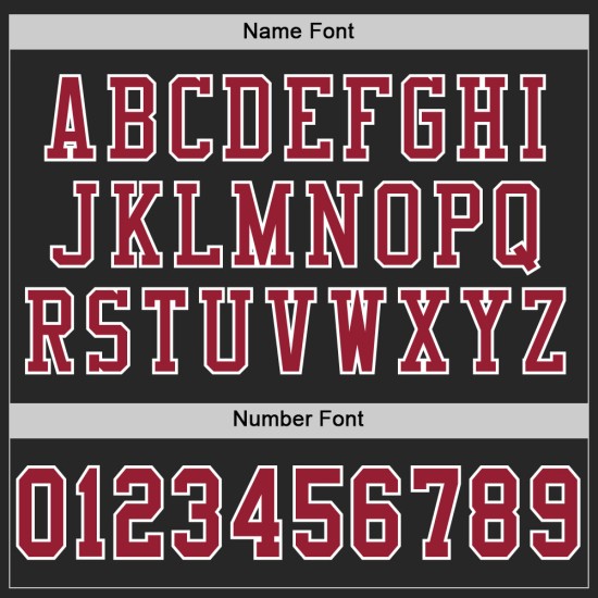 Custom Black Cardinal-White Mesh Authentic Football Jersey Custom Black Cardinal-White Mesh Authentic Football Jersey